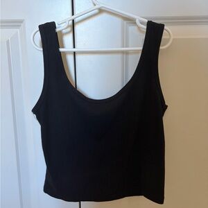 Black Sleeveless Women's Top